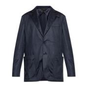 Brioni Blazer med rutmönster Blue, Herr