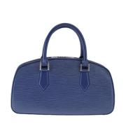 Louis Vuitton Vintage Pre-owned Laeder handvskor Blue, Dam