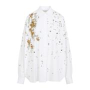 Dries Van Noten Vit Damkläder Skjorta Elegant Stil White, Dam