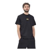 Versace Jeans Couture Svart T-shirt med Institutionellt Logotyp Black,...