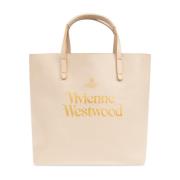 Vivienne Westwood Handväska Studio Liten Beige, Unisex