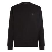 Calvin Klein Regenerativ Bomullsweater Svart Black, Herr