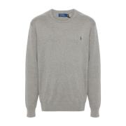 Ralph Lauren Rundhalsstickat Gray, Herr