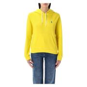 Polo Ralph Lauren Klassisk Hoodie för en tidlös look Yellow, Dam