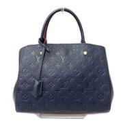 Louis Vuitton Vintage Pre-owned Laeder handvskor Blue, Dam