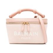 Balmain Rosa Axelväska för Kvinnor Beige, Dam