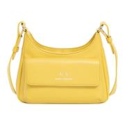 Armani Exchange Stilig Hobo-väska med Justerbar Rem Yellow, Dam