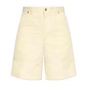 Moncler Denim shorts Beige, Herr