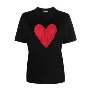 Dsquared2 Svart Tee Tröja Black, Dam