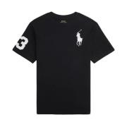 Ralph Lauren Kortärmad Big Pony T-shirt Black, Herr