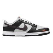 Nike Dunk Low Svart Bright Mandarin Mini Swoosh Black, Dam