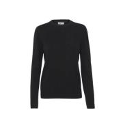 Colorful Standard Merino Wool Crew Neck Sweater Black, Dam