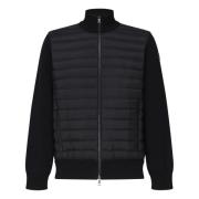 Moncler Blå Cardigan Tröja Blue, Herr