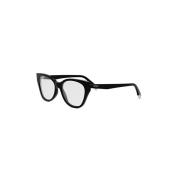 Fendi Svarta Optiska Bågar Dam Accessoarer Black, Dam