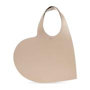 Coperni Väska Heart Tote Beige, Dam