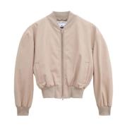 Filippa K Bomulls Blouson Jacka Beige, Dam