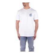 Woolrich T-Shirts White, Herr