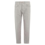 Eleventy Avslappnad passform ficka jeans Gray, Herr