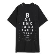 Balenciaga Kortärmad rund hals T-shirt Black, Dam