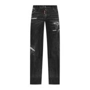 Dsquared2 Jeans Sharpei Flared Bootcut Black, Herr