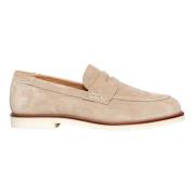 Hogan Beige Loafer Mockasiner Stil Komfort Beige, Herr