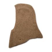 MOS MOSH Mjuk Stickad Balaclava Mössa Tillbehör Brown, Dam