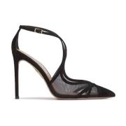 Aquazzura Elegant Högklackade Pumps Black, Dam