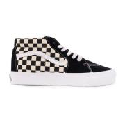 Vans Högtoppsneakers med schackmönster Black, Herr