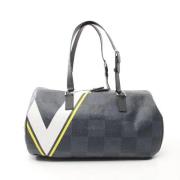 Louis Vuitton Vintage Pre-owned Canvas resvskor Blue, Dam