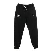 New Era MLB Logo Jogger Träningsbyxor Svart Black, Herr