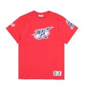 Mitchell & Ness NBA Team Origins Classics T-Shirt Red, Herr