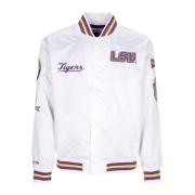 Mitchell & Ness Herr Bomberjacka Kollektion White, Herr