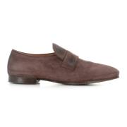 Alberto Fasciani Mörkbruna Slip-on Mockaskor Brown, Herr