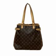 Louis Vuitton Vintage Pre-owned Canvas axelremsvskor Brown, Dam