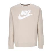 Nike Tröja med rund halsringning och grafik Beige, Herr