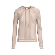 Liu Jo Beige Tröja med Eleganta Detaljer Beige, Dam