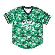 Mitchell & Ness NBA Camo V-ringad Lagfärgad Jacka Green, Herr