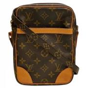 Louis Vuitton Vintage Pre-owned Canvas axelremsvskor Brown, Dam