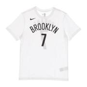 Nike Brooklyn Nets Kevin Durant Tee White, Herr