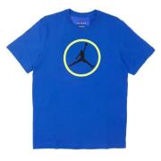 Jordan Sportig Race Hybrid Crew T-shirt Blå Blue, Herr