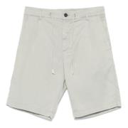 Eleventy Lyocell/Bomullsshorts med Fickor, Tillverkad i Italien Green,...