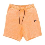 Nike Tech Fleece Wash Short Orange, Herr