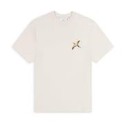 Axel Arigato Single Bee Bird T-shirt Beige, Herr