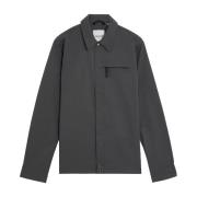 Lyle & Scott LS Vävda Skjortor Tech Twill Overshirt Gray, Herr