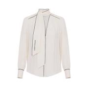 Elisabetta Franchi Chic Damskjorta Trendigt Design White, Dam