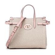 Valentino Garavani Elegant Liten Tote Väska Pink, Dam