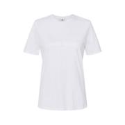 Elisabetta Franchi Elegant Vit Bomull T-shirt White, Dam