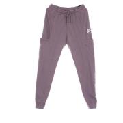 Nike Lila Fleece Tracksuit Byxor Sportkläder Purple, Dam