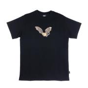 Propaganda Svart Bat Tee - Streetwear Kollektion Black, Herr