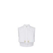 Elisabetta Franchi Vit Skjorta Klassisk Elegant Feminin White, Dam